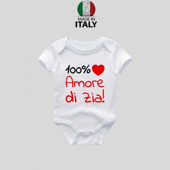 Body Bimbo scritta 100% Amore di Zia